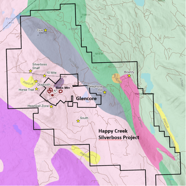 Silverboss Surrounds Old Boss Mountain Mine
